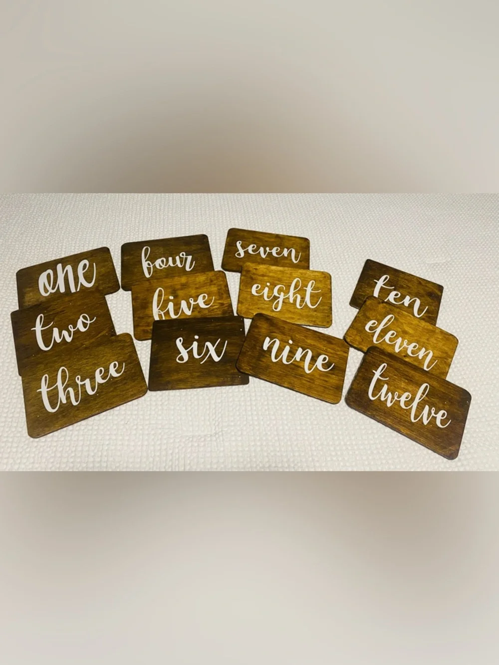 Wedding Reception Table Markers